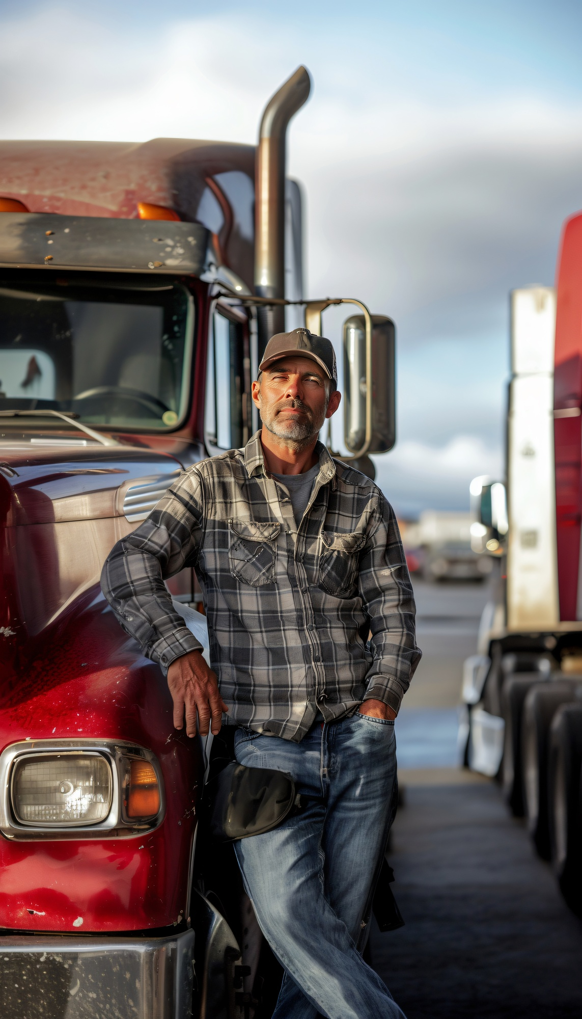 Professional truck driver